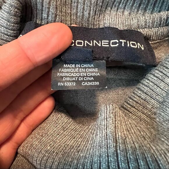 3 for $30! French connection grey turtle neck sweater - Picture 6 of 11